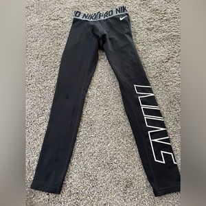 Nike Pro leggings. Youth medium.